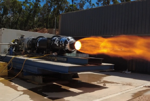 ilmour Space Technologies’ rocket engine test firing lasted just over 75 seconds.