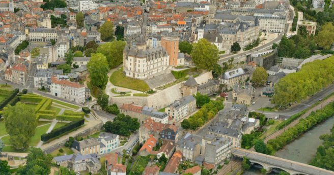 French city of Pau modelled in 3D