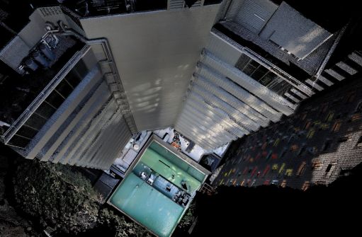 Coloured point clouds for Hovermap scanners