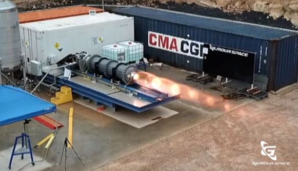 Gilmour powers up with 90kN test fire Gilmour powers up with 90kN test fire