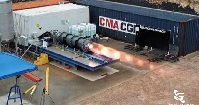 Gilmour powers up with 90kN test fire