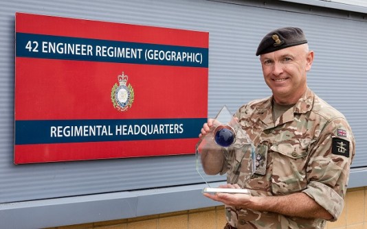 British Army engineers receive geospatial award