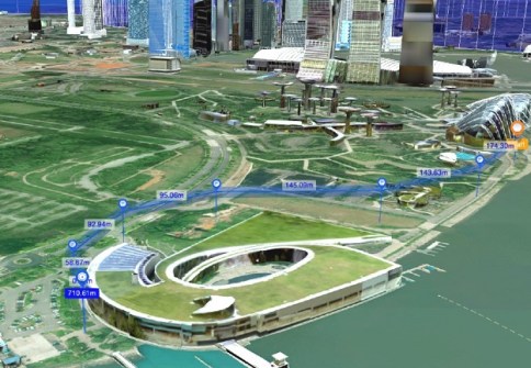 Singapore launches new 3D national map, OneMap3D
