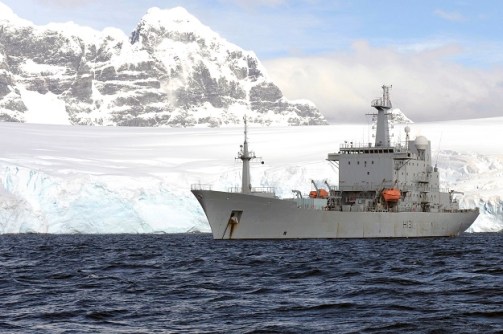 Naval survey ship set for record-breaking year