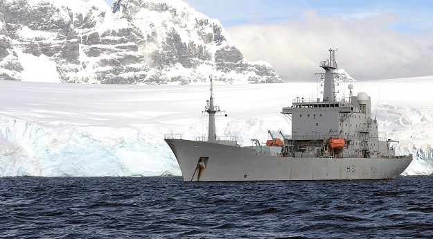 Naval survey ship set for record-breaking year