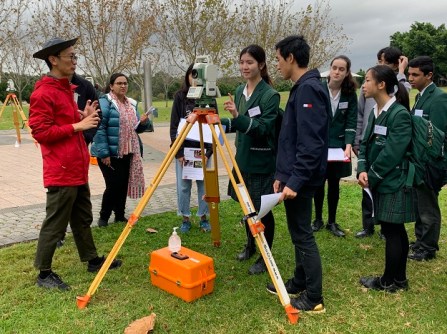 Inspiring school students into surveying careers