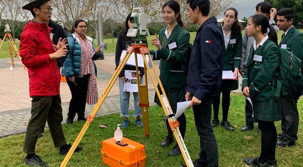 Inspiring school students into surveying careers