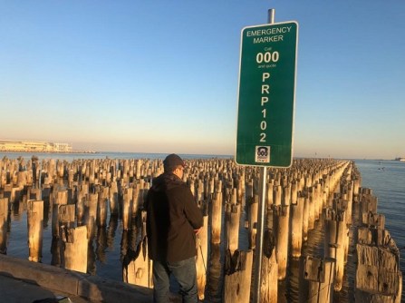 Putting emergency location markers on the map