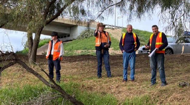 Locating the Victoria-NSW border at Mildura