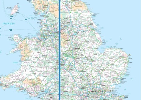 Magnetic, true and grid north align over UK Magnetic, true and grid north align over UK