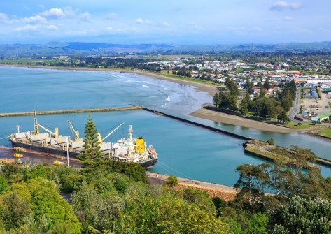 Gisborne hydrographic seabed survey underway