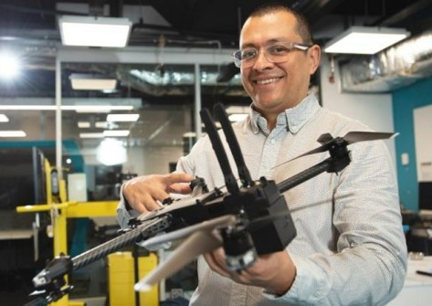 Mapping invasive plants using drone imagery