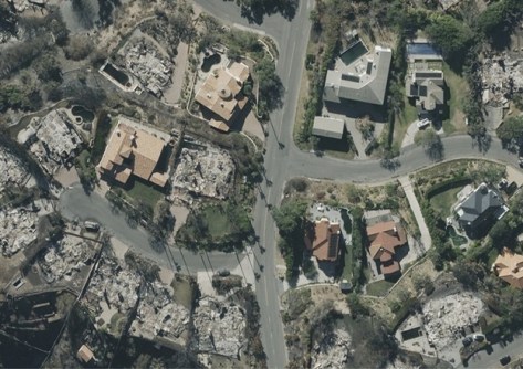 Aerial imagery of the aftermath of the recent fires in Malibu.