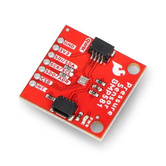 A photo of a tiny electronic barometer