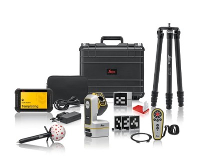 A selection of Leica iCON Trades field solution used for construction layout