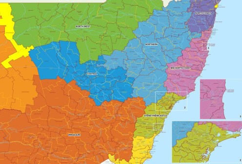 GIS maps for NSW Aboriginal Land Councils