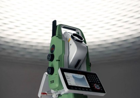 The Leica TS20 robotic total station 