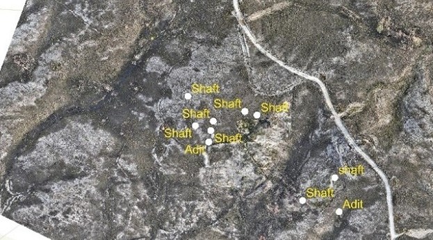 Drone imagery picks up dangerous mineshafts Drone imagery picks up dangerous mineshafts