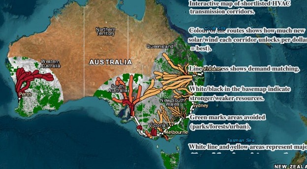 GIS analysis maps the best powerline routes