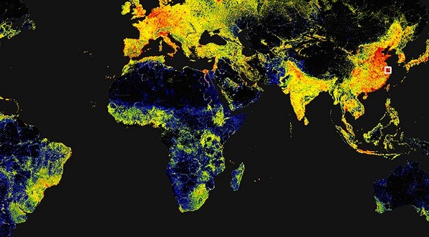 Global 3D map of 2.75 billion buildings