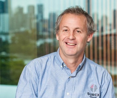 A head-and-shoulders photo of Cameron Mills, the new president of Surveyors Australia