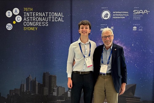 Liam Heffernan and Richard Tonkin standing side by side