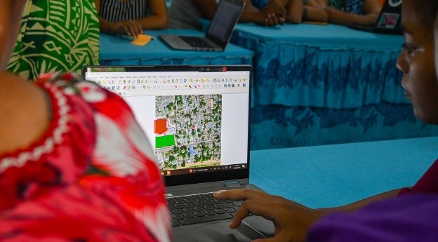 Kiribati women map stories of resilience Kiribati women map stories of resilience