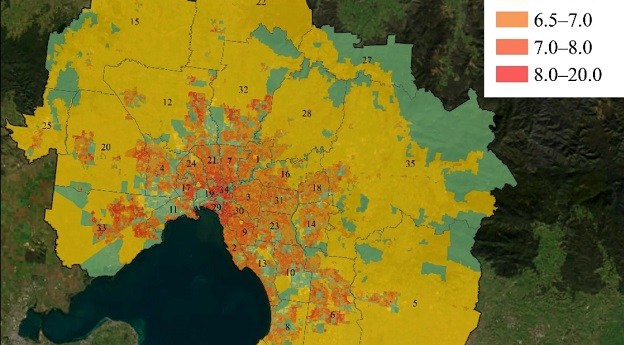 Beyond sensors: Mapping Melbourne’s PM2.5 pollution
