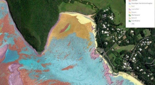 Lord Howe Island lagoon habitat mapped at 30 cm