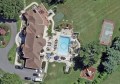 A Vexcel overhead aerial imagery photo of a grand house and grounds