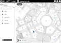 A map showing an overhead view of the centre of Canberra, from the ACTmapi platform