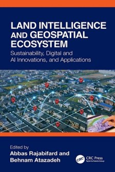 Cover of the new Land Intelligence and Geospatial Ecosystem: Sustainability, Digital and AI Innovations, and Applications book