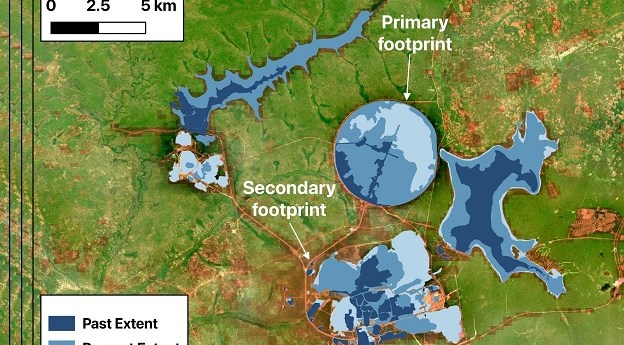 Mapping mining’s impact on the environment, vegetation Mapping mining’s impact on the environment, vegetation