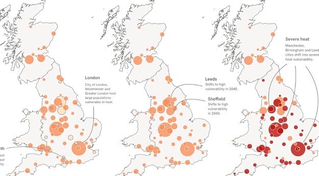 Urban heat effect mapped out to end of the century