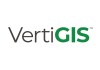 VertiGIS' company logo, being simple type: Verti in black and GIS in green