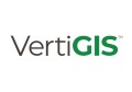 VertiGIS' company logo, being simple type: Verti in black and GIS in green